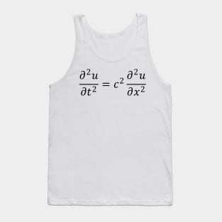 d'Alembert Wave Equation - Electromagnetism And Physics Tank Top